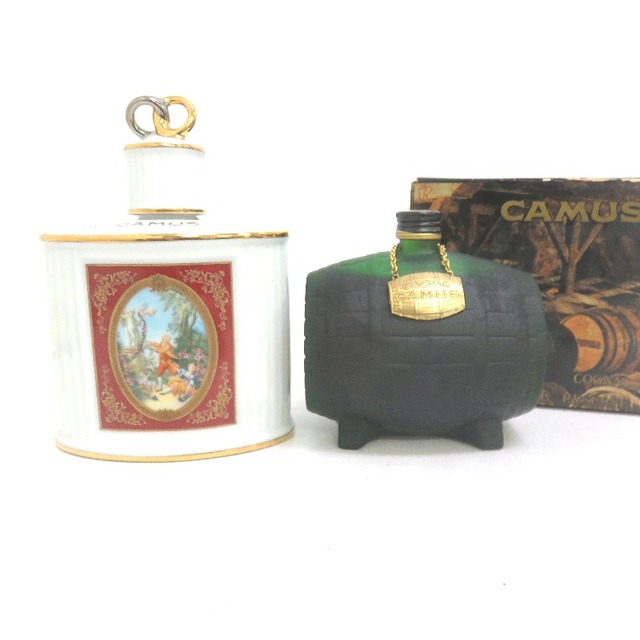 未開封★CAMUS【カミュ】 ナポレオン ラヴァーズリング/ヴィエイユリザーブ 樽型 2本セット 700ml 箱付