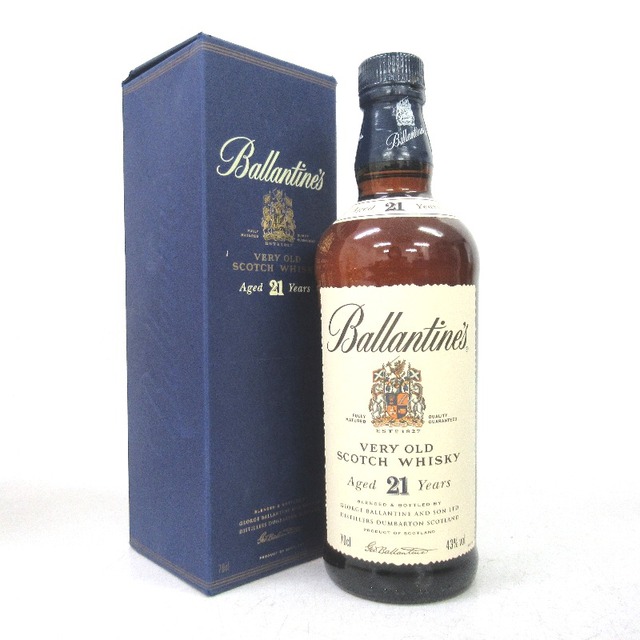 未開封★Ballantine's【バランタイン】 21年 ベリーオールド 700ml 箱付