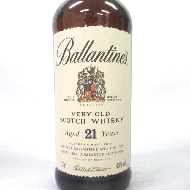 未開封★Ballantine's【バランタイン】 21年 ベリーオールド 700ml 箱付