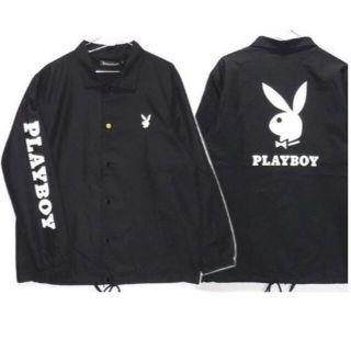 90s PLAYBOY プレイボーイ ナイロンジャケット 実寸XL