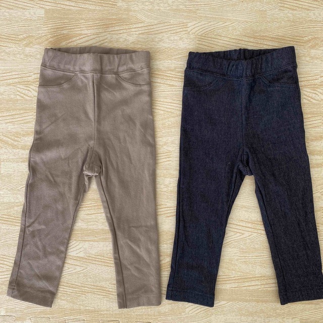 GU(ジーユー)のGU ズボン レギンス 2枚セット サイズ80 キッズ/ベビー/マタニティのベビー服(~85cm)(パンツ)の商品写真