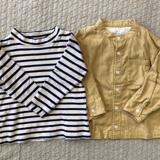 ムジルシリョウヒン(MUJI (無印良品))の無印良品 シャツ・ハイネックカットソー 100cm(Tシャツ/カットソー)