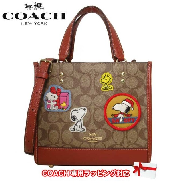 春夏新作 COACH レディース スヌーピー IMT1O CE851 ハンドバッグ