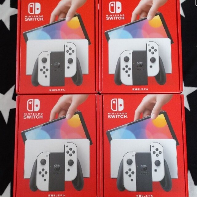 美品】 Nintendo Switch - NintendoSwitch本体 有機ELモデル 4台 家庭