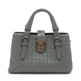 ボッテガヴェネタ(Bottega Veneta)のボッテガヴェネタ ローマ レザー  グレー レディース ショルダーバッグ(ショルダーバッグ)