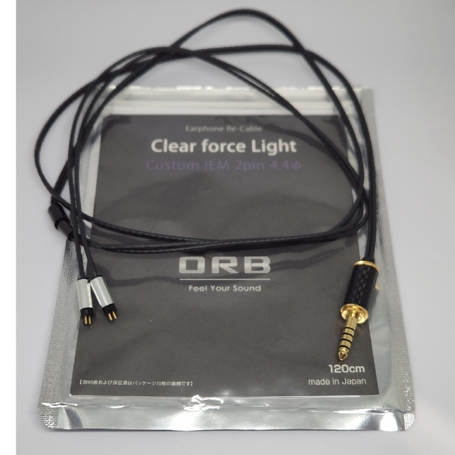 ORB イヤホン用リケーブル CLEAR FORCE LIGHT CUSTOM