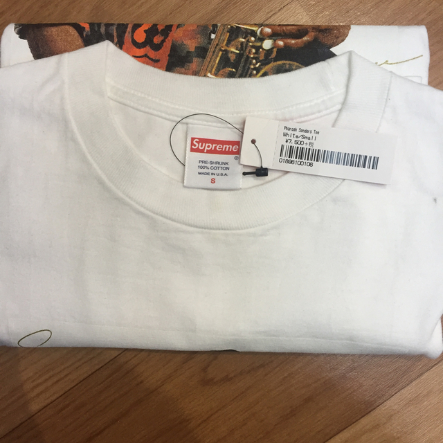 返送用supreme pharaoh tee 白s メンズのトップス(Tシャツ/カットソー(半袖/袖なし))の商品写真