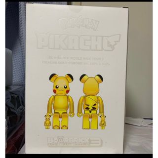 BE@RBRICK ピカチュウ GOLD CHROME 100％ & 400％(その他)