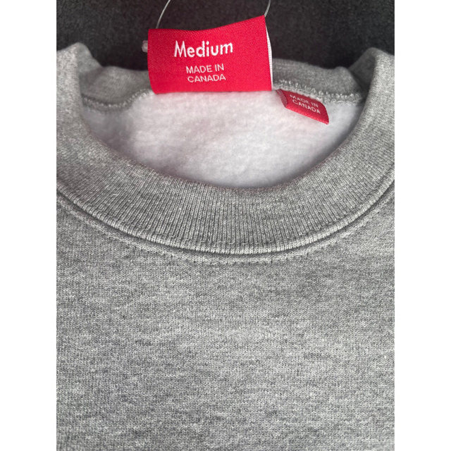 supreme Box Logo Crewneck Heather Grey