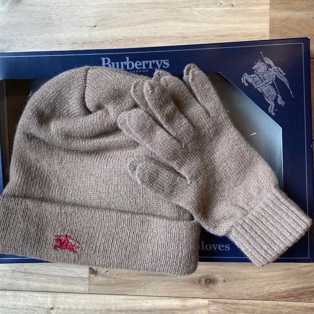 BURBERRY(バーバリー)のBurberrys OF LONDON♡Kidsニット帽&手袋 キッズ/ベビー/マタニティのこども用ファッション小物(帽子)の商品写真