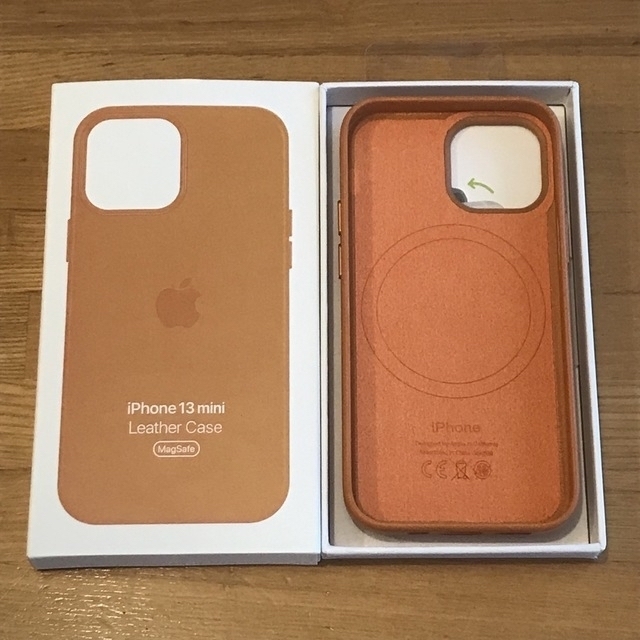 Iphone13 Miniレザーケース Magsafe対応 ゴールデンブラウン エンタメ/ホビーのエンタメ その他(その他)の商品写真