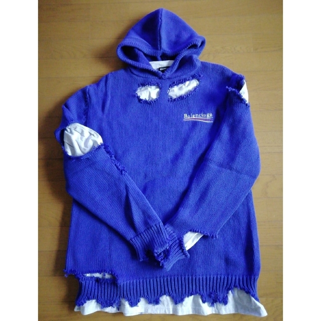 世界的に有名な Balenciaga - BALENCIAGA デストロイパーカー パーカー