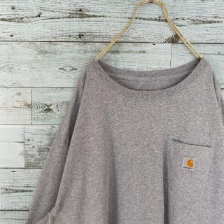 カーハート(carhartt)のcarhartt　カーハート　メンズ　長袖Tシャツ　ビッグサイズ　4XL a4p(Tシャツ/カットソー(七分/長袖))