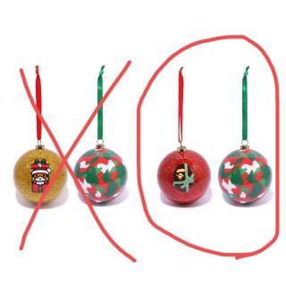 アベイシングエイプ(A BATHING APE)のBAPE ORNAMENTS REDベイプ　(その他)