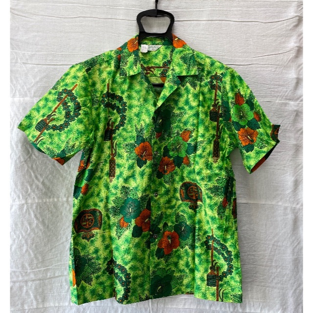 60's HAWAII製 HOOKANO ホオカノ ビンテージ アロハシャツ 【お