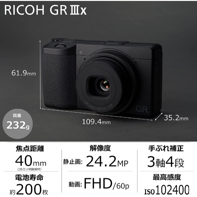 RICOH GR IIIx