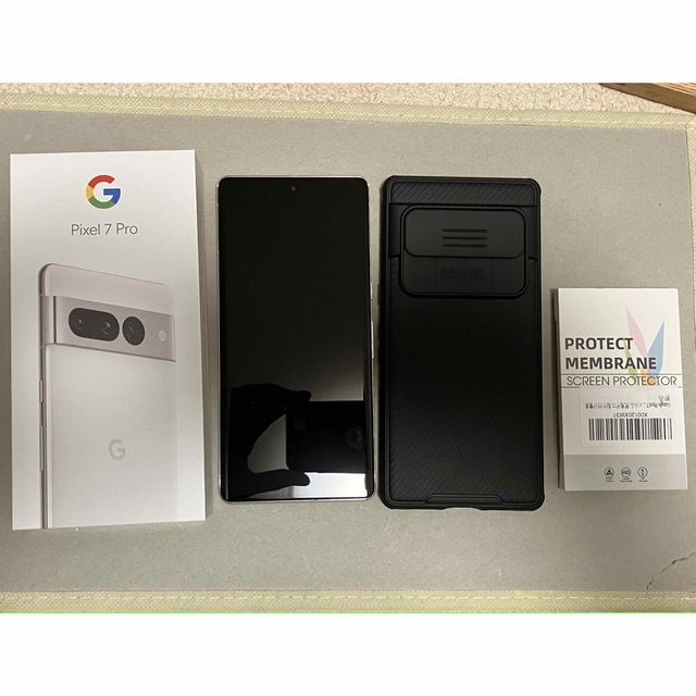 Google Pixel 7a スノー 128GB \u0026 保護ガラス　ケース