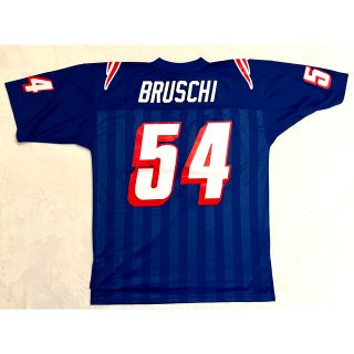 ミッチェルアンドネス(MITCHELL & NESS)のMitchelle&NessJersey Patriots1996Bruschi(アメリカンフットボール)