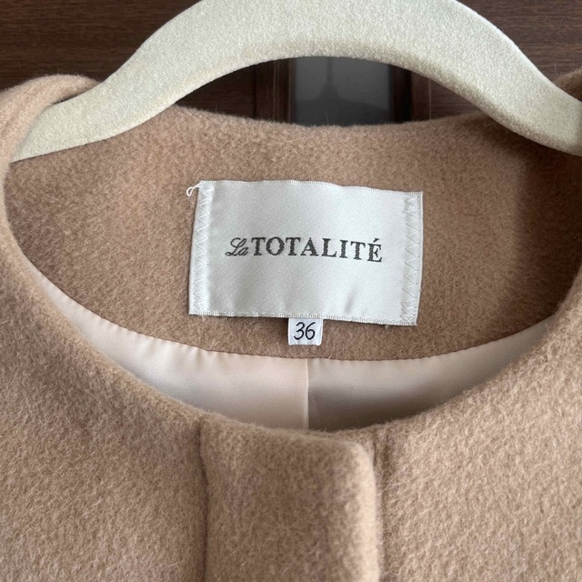 La TOTALITE(ラトータリテ)のTOTALITE ノーカラーコート レディースのジャケット/アウター(ロングコート)の商品写真
