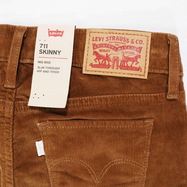 新品未使用Levi's 711SKINNY コーデュロイパンツ24インチ