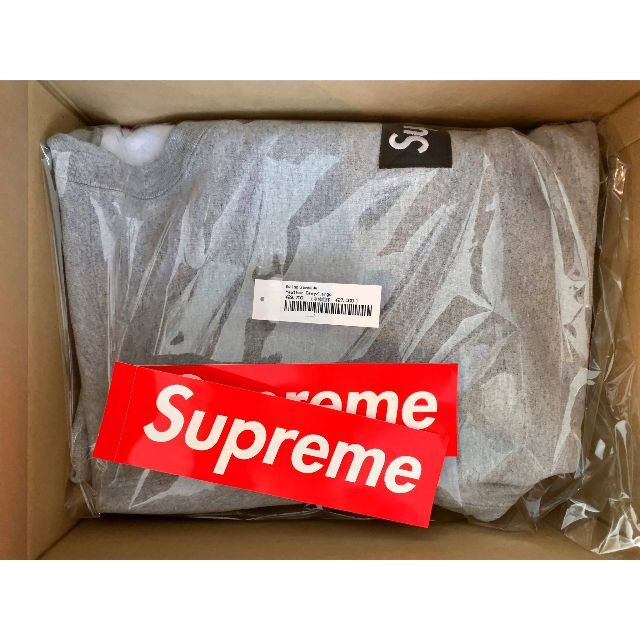 Supreme Box Logo Crewneck "Heather Grey"