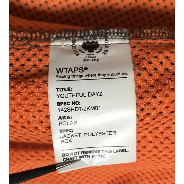 wtaps ボアフリースブルゾン