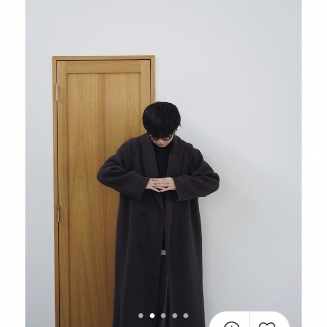 LIDNM - リドム Super 140s SHAWL COLLAR CAPE COATの通販 by TOKIO丸 ...