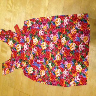 ケンゾー(KENZO)の新品タグ付き KENZO 花柄エプロン(ルームウェア)
