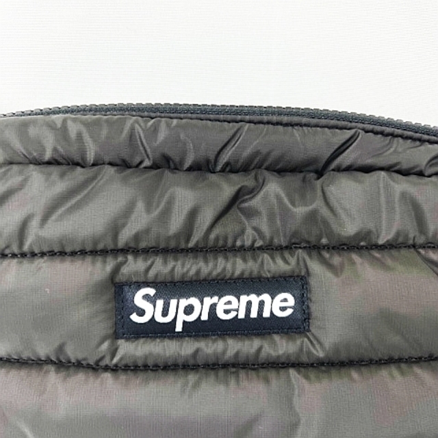 SUPREME 22AW Puffer Side Bag Black 黒 ② 2