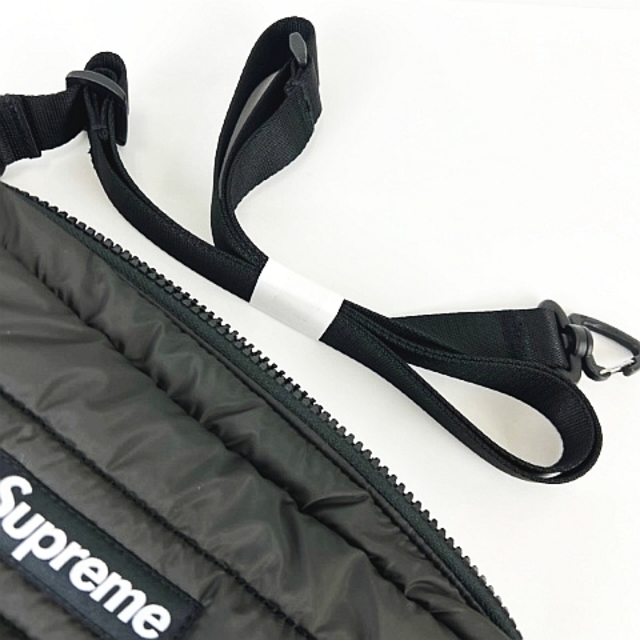 SUPREME 22AW Puffer Side Bag Black 黒 ② 3