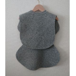 ゴッホ 星月夜 ENFOLD ENFOLDエンフォルド新品CIRCLE KNIT BIB