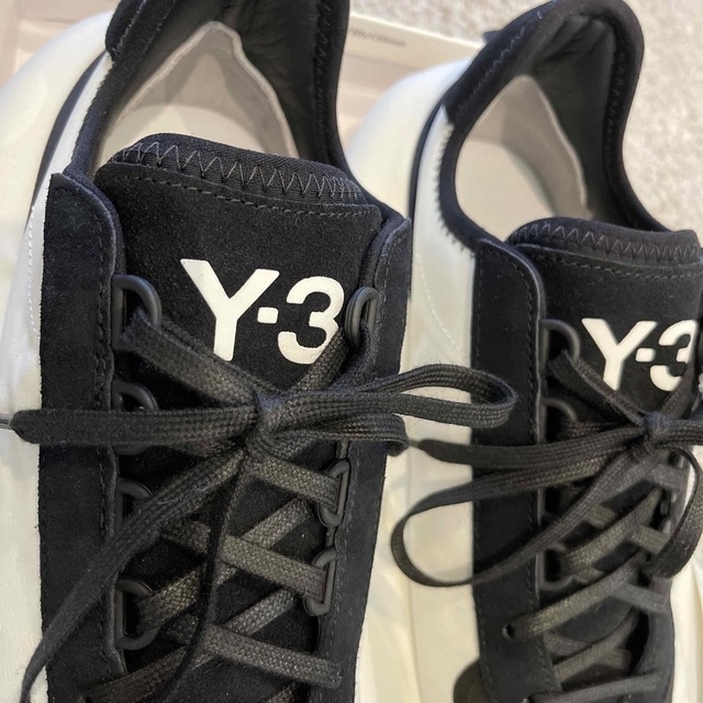 靴/シューズ半額以下！！定価60500円　y-3 マクラ　27.0 オフホワイト×黒