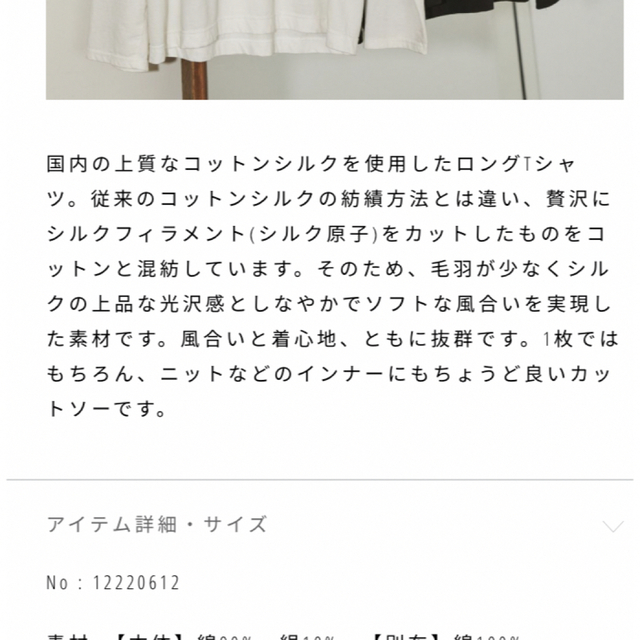 TODAYFUL(トゥデイフル)の専用です！Cottonsilk Useful Long T-shirts レディースのトップス(Tシャツ(長袖/七分))の商品写真