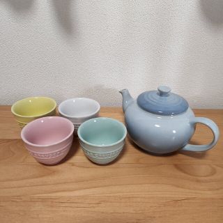 ルクルーゼ(LE CREUSET)のルクルーゼ ティーポットセット(グラス/カップ)