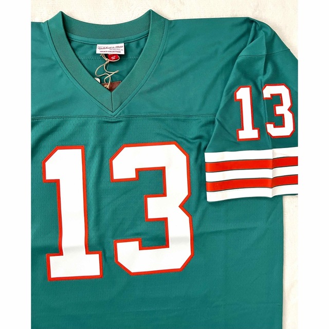 MITCHELL & NESS(ミッチェルアンドネス)のNFLJersey Miami Dolphins 1990 Dan Marino スポーツ/アウトドアのスポーツ/アウトドア その他(アメリカンフットボール)の商品写真