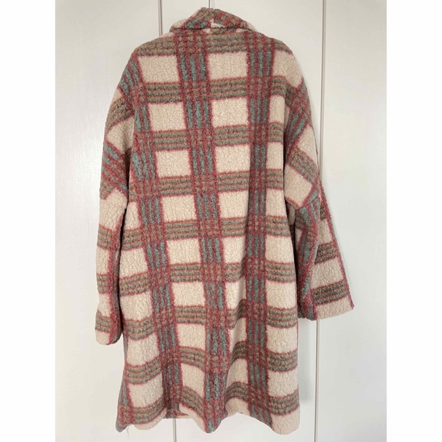 こどもビームス(コドモビームス)の【新品未使用】Checked Teddy Coat 11-12y キッズ/ベビー/マタニティのキッズ服女の子用(90cm~)(ジャケット/上着)の商品写真