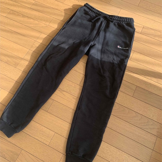 VETEMENTS 2017AW Push Up Jogging Pants WAH18PA28 ヴェトモン プッシュアップジョギングパンツ スウェットパンツ リメイク 再構築 ロゴ刺繍 ブラック サイズS【231108】【-D】【me04】