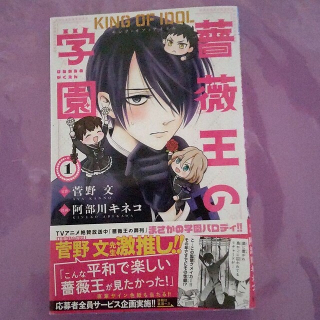 秋田書店(アキタショテン)のキング・オブ・アイドル薔薇王の学園 １ エンタメ/ホビーの漫画(少女漫画)の商品写真