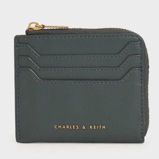 チャールズアンドキース(Charles and Keith)のCHARLES&KEITH  チャールズアンドキース　コンパクト財布 グリーン(財布)