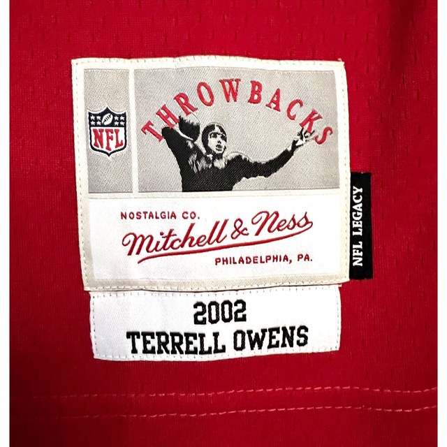 MITCHELL & NESS(ミッチェルアンドネス)のNFL Owens SF 49ers 2002 Jersey スポーツ/アウトドアのスポーツ/アウトドア その他(アメリカンフットボール)の商品写真