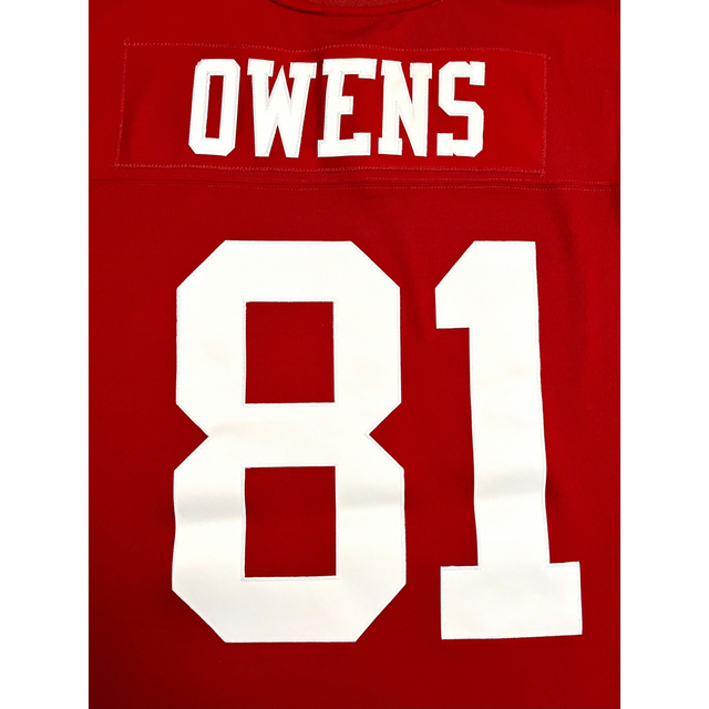 MITCHELL & NESS(ミッチェルアンドネス)のNFL Owens SF 49ers 2002 Jersey スポーツ/アウトドアのスポーツ/アウトドア その他(アメリカンフットボール)の商品写真