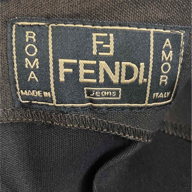 FENDI(フェンディ)のフェンディ　ワンピース　ブラウン　ノースリーブ　イタリア製 レディースのワンピース(ひざ丈ワンピース)の商品写真