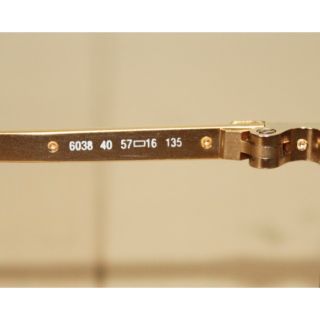 Dunhill - DUNHILL 1980s ヴィンージ ゴールド サングラス 57□16の