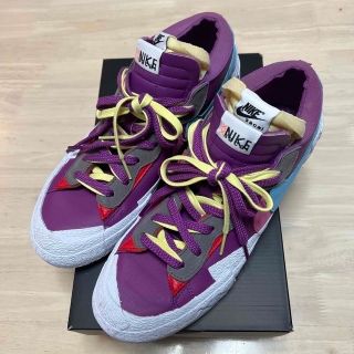 ナイキ(NIKE)のNIKE KAWS sacai Blazer Low Purple Dusk(スニーカー)