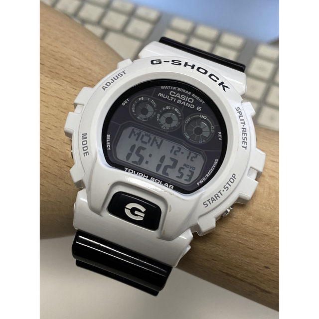 CASIO G-SHOCK DW-6900ホワイト三つ目 - 腕時計(デジタル)