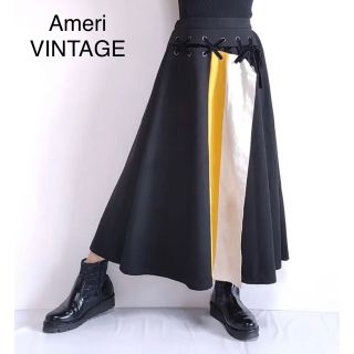 AMERI アメリ スカートCOME OFF LACE UP SKIRT