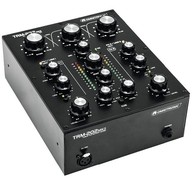 ホビー・グ】 【美品】Omnitronic TRM202 MK3 DJ用ロータリーミキサー ...