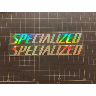 スペシャライズド specialized 2枚 プリズムステッカー レインボー(その他)