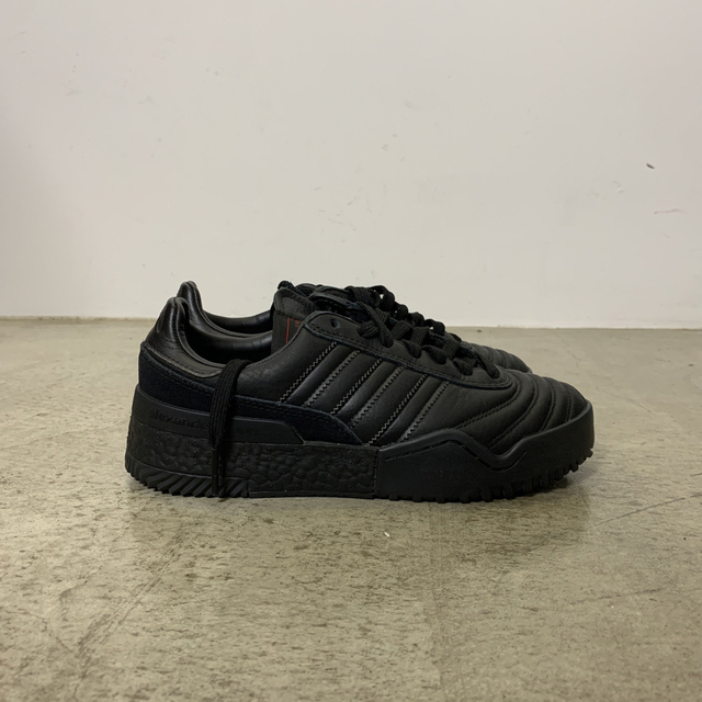 スニーカーalexander wang adidas BBALL BLACK サッカー 黒