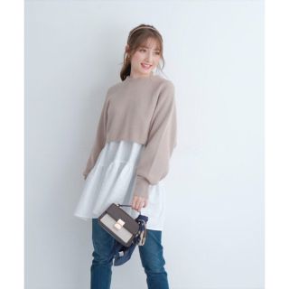 Apuweiser-riche ショートニット×チュニックSET